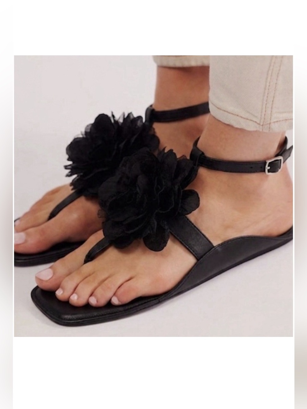 Free People Mismatch Magnolia Floral Sandals – Women’s Size 7.5 – NWT